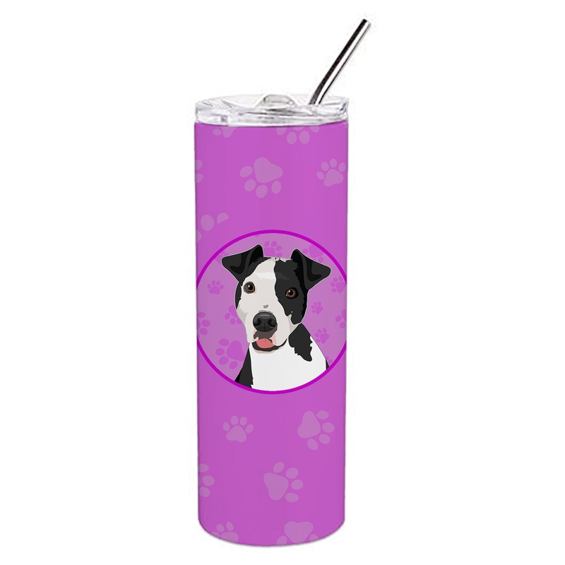Pit Bull Black #2 Stainless Steel 20 oz Skinny Tumbler