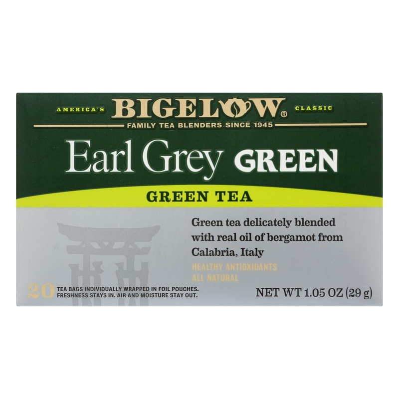 Bigelow Earl Grey Black Tea, 20 Count Tea Bags (Pack of 6)