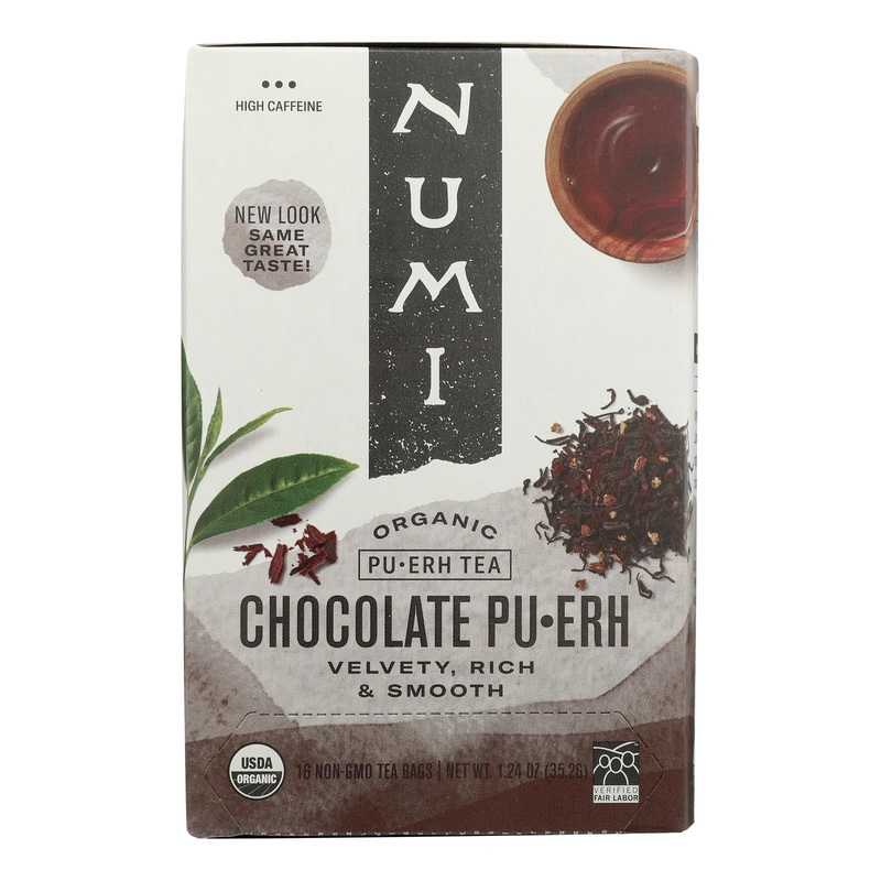 Numi Organic Chocolate Pu'erh Tea, 16 Count