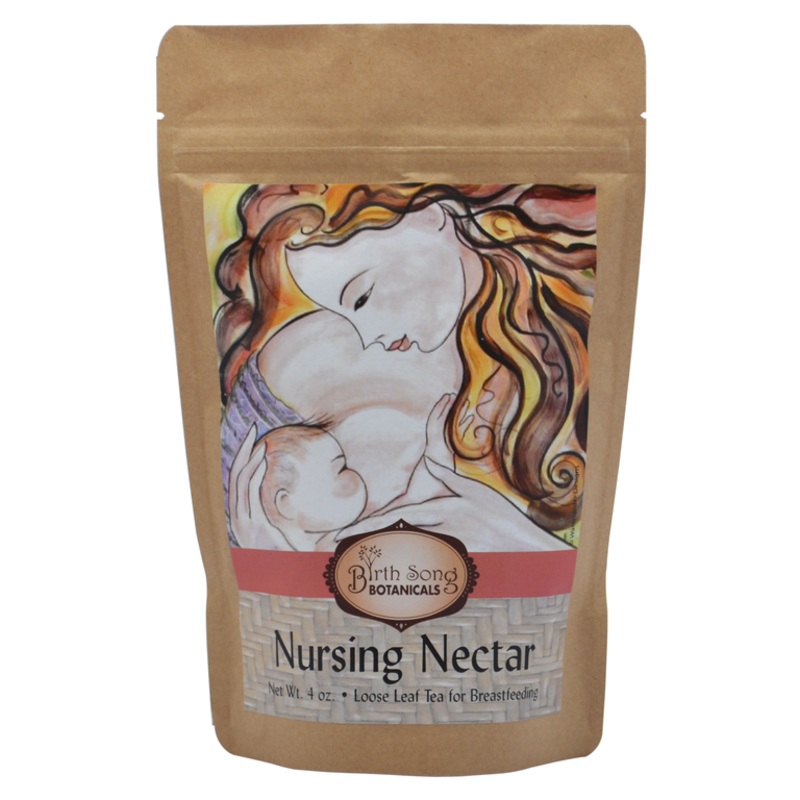 Nursing Nectar Herbal Breastfeeding Tea For Healthy Lactation and Breastmilk Supply* for Postpartum, Breastfeeding and Pumping 4 oz.