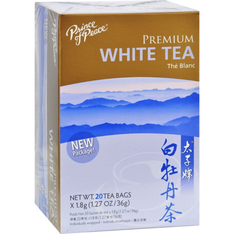 Prince of Peace Natural Premium Peony White Tea | Pack of 20