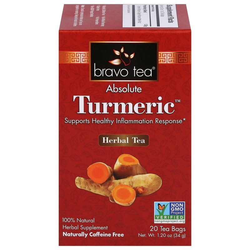 Bravo Teas and Herbs Absolute Turmeric Tea - 20 Counts
